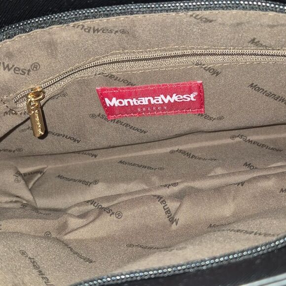 Montana West Black Crossbody Bag And Wallet - Picture 5 of 6